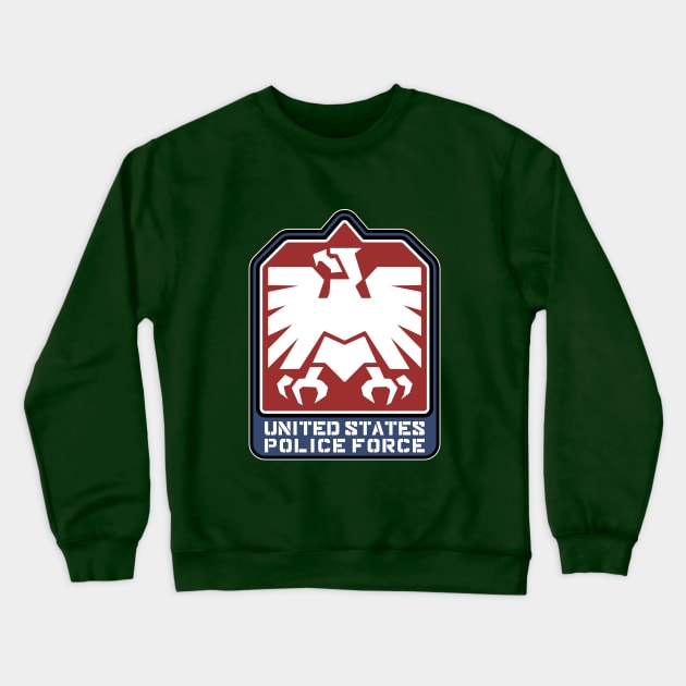 UNITED STATES POLICE FORCE Crewneck Sweatshirt by Aries Custom Graphics